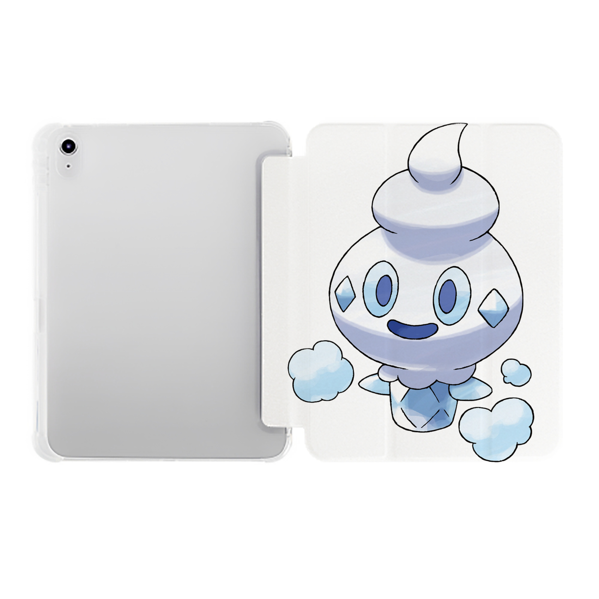 （画像用） ポケットモンスター Pokémon IPad ケース ペン収納付き 三つ折りスタンド PUレザー×シリコン 対応機種9.5/10.5/10.9インチ